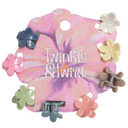 Twinkle & Twirl Micro Flower 8 Piece Claw Clips - Ice Cream