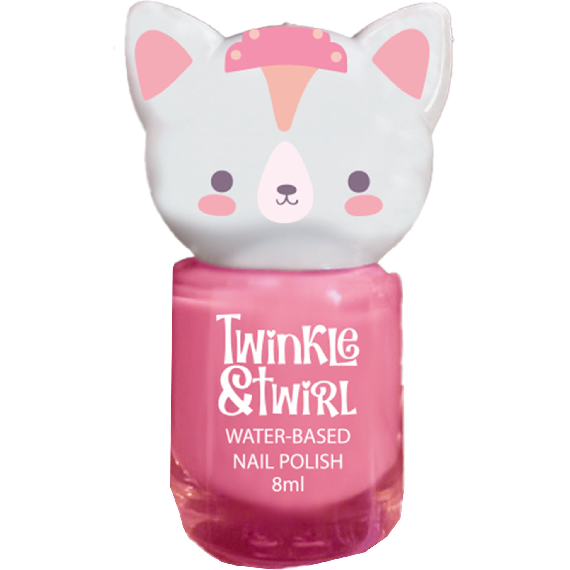 Twinkle & Twirl Peel-off Nail Polish 002 Bubblegum Pink