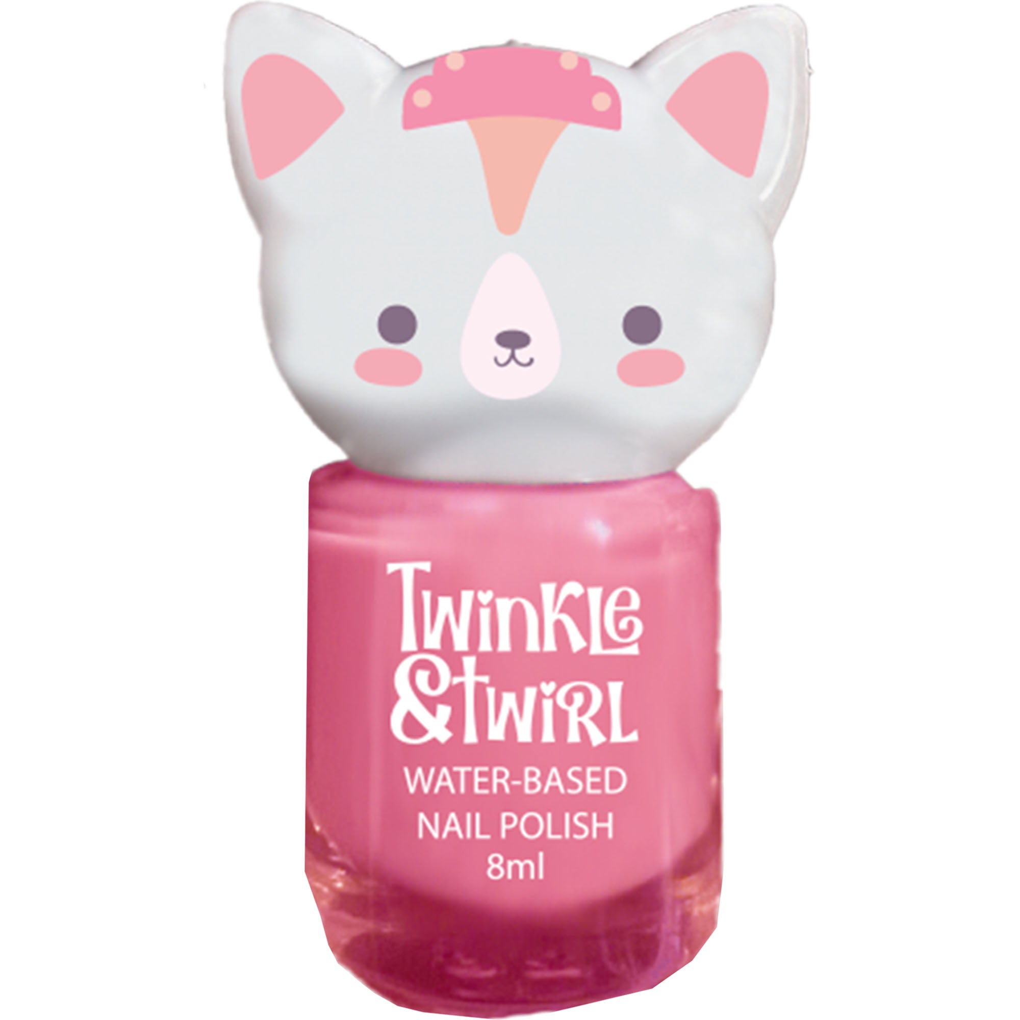 Twinkle & Twirl Peel-off Nail Polish 002 Bubblegum Pink