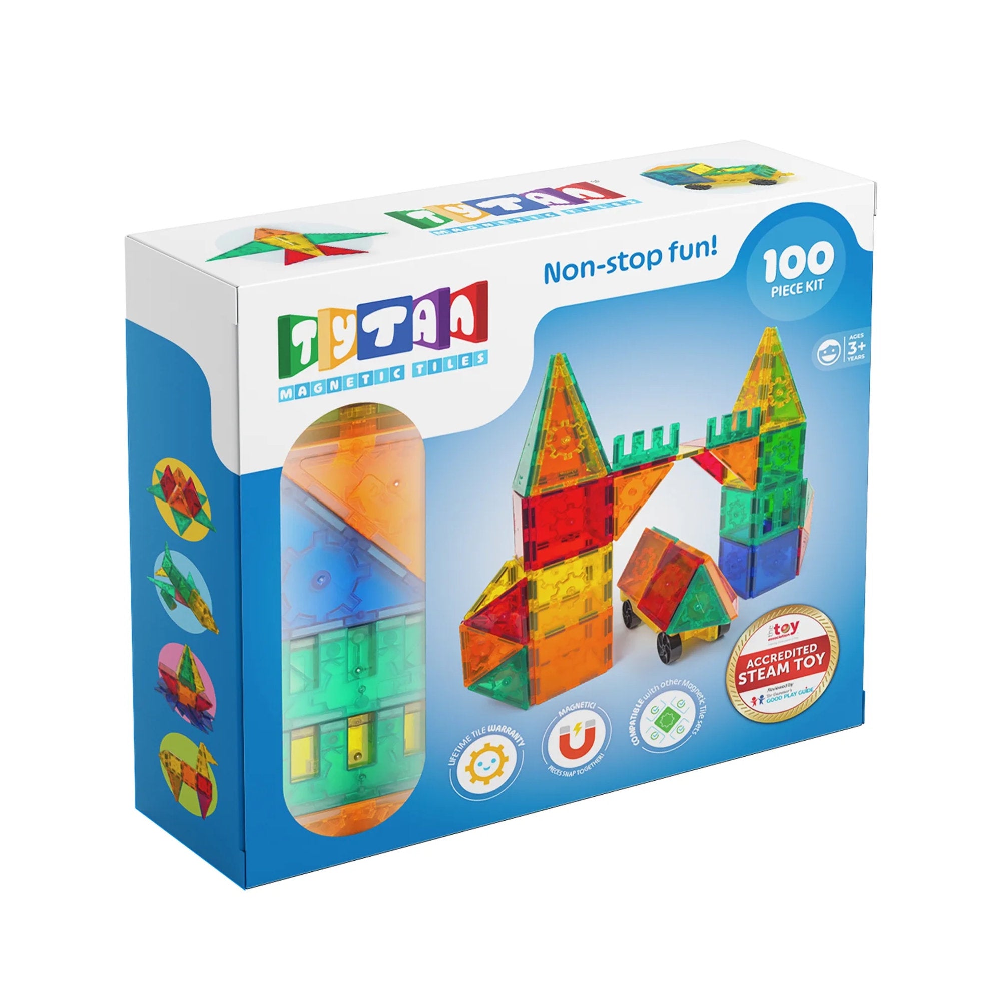 Tytan Magnetic Tiles 100 Piece Playset