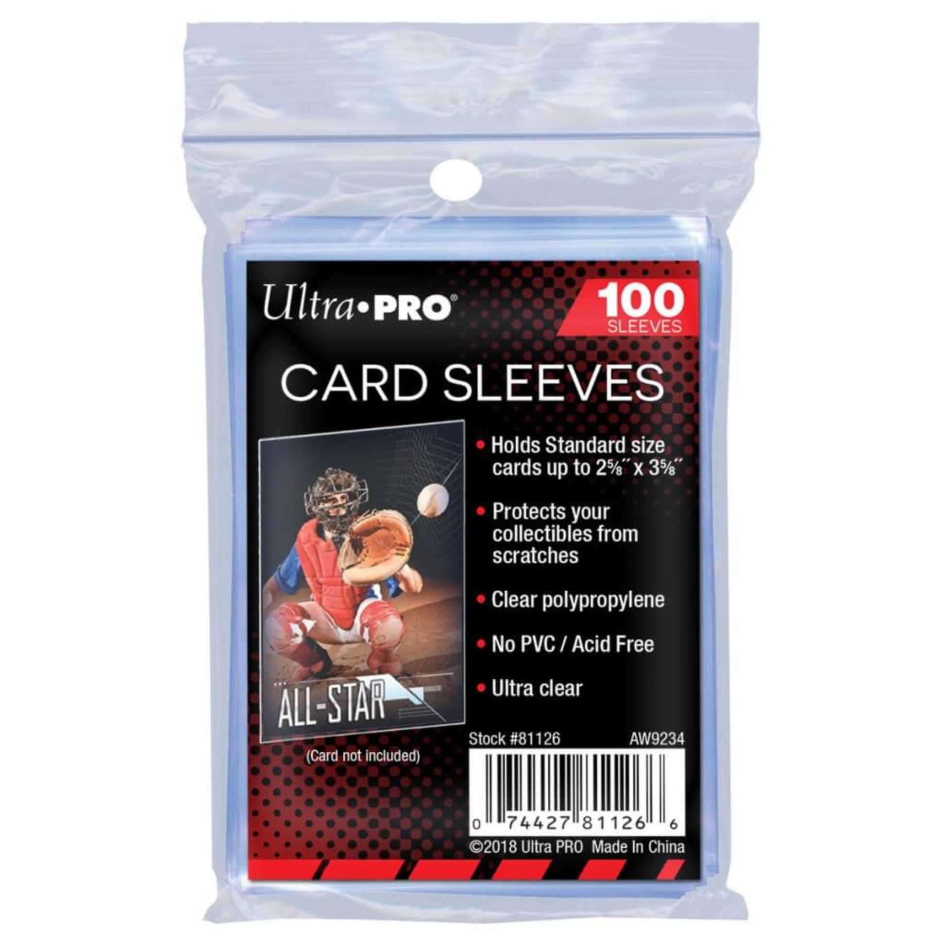 card sleeves nz Ultra Pro Soft Card Sleeves 100 Pack – Toyworld NZ