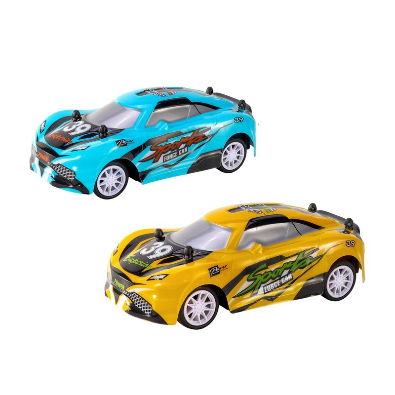 1: 28 Four-Way PVC Car Shell Light Remote Control Car (2 Mixed Colours)
