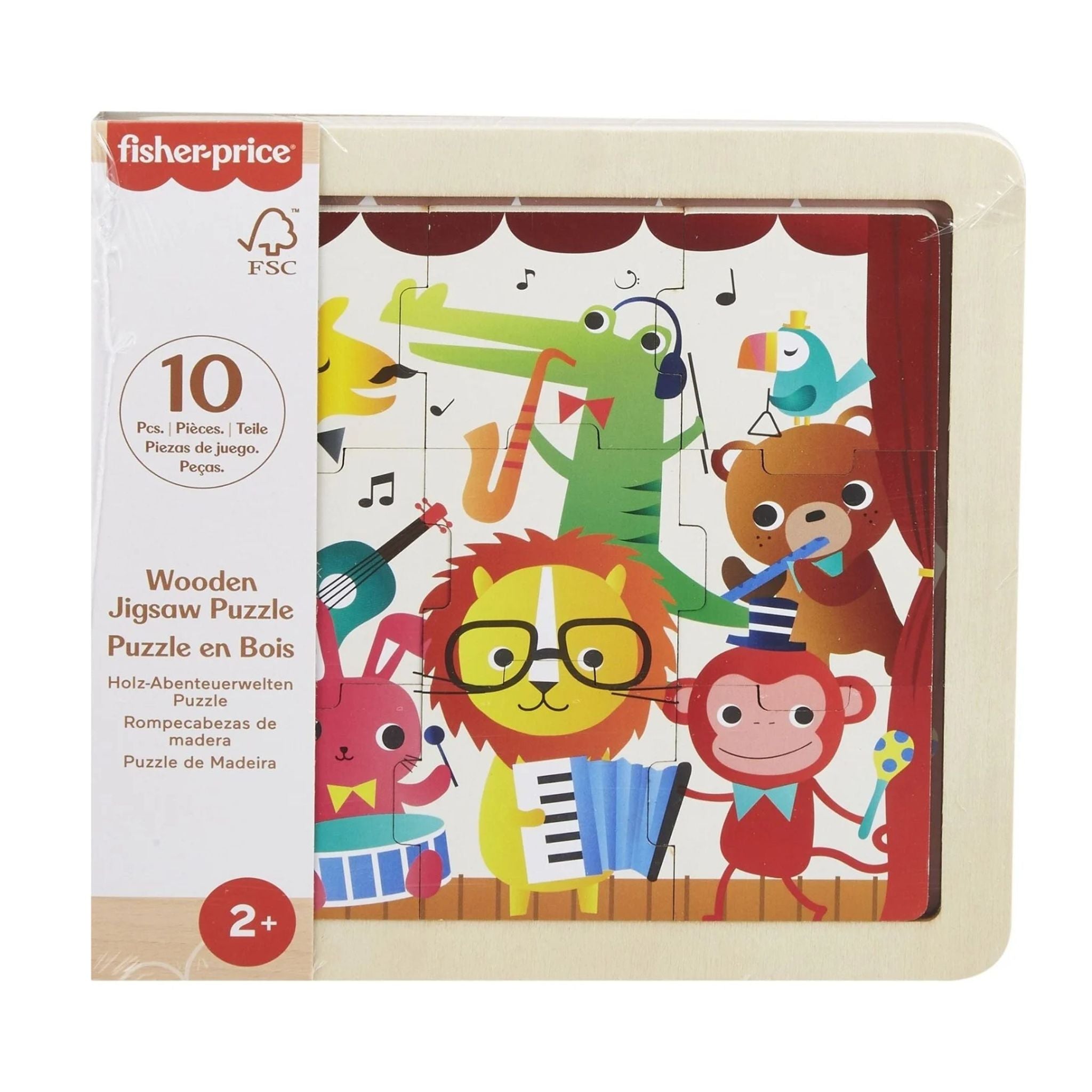 Fisher-Price Wooden Jigsaw Puzzle - Instruments