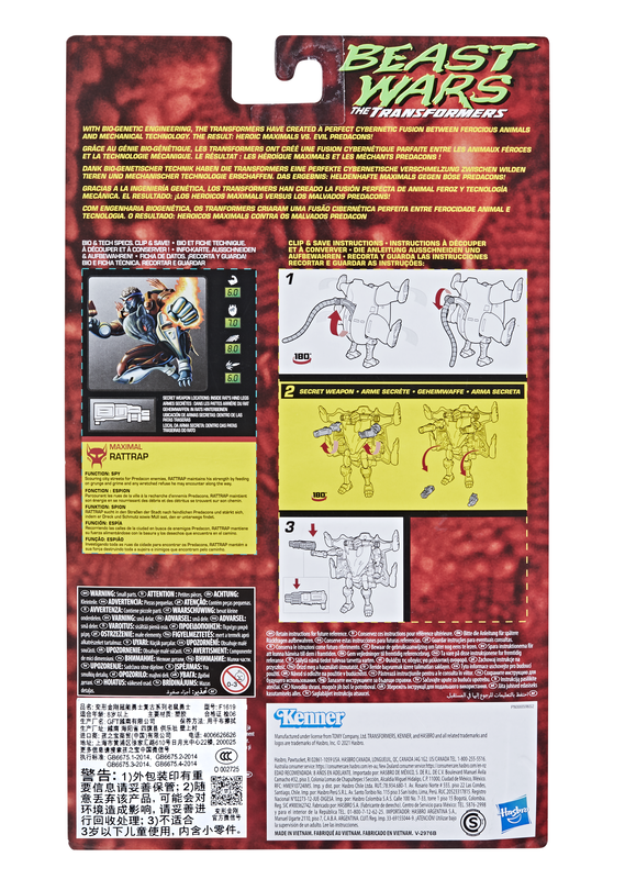 Transformers Beast Wars Vintage Figure Rattrap