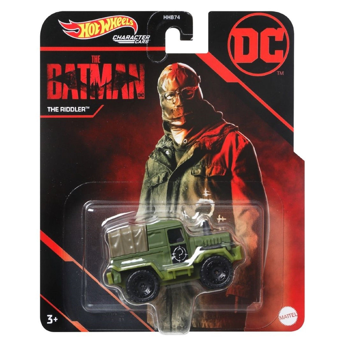 Hot Wheels Blockbuster Character Car DC The Riddler - Toyworld NZ