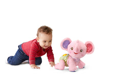 VTECH BABY CRAWL WITH ME ELEPHANT PINK