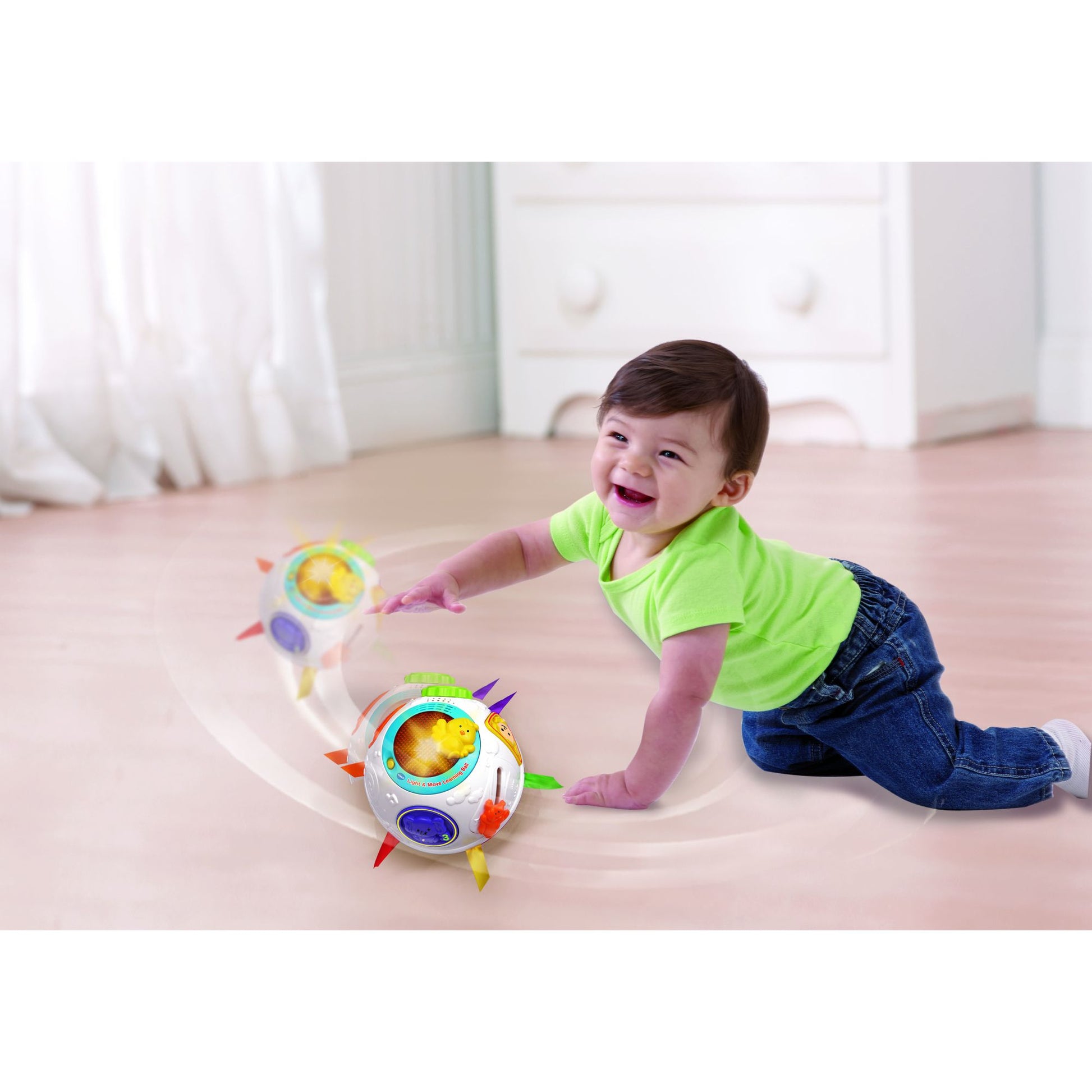VTech Baby Crawl Learn Bright Lights Ball – Toyworld NZ