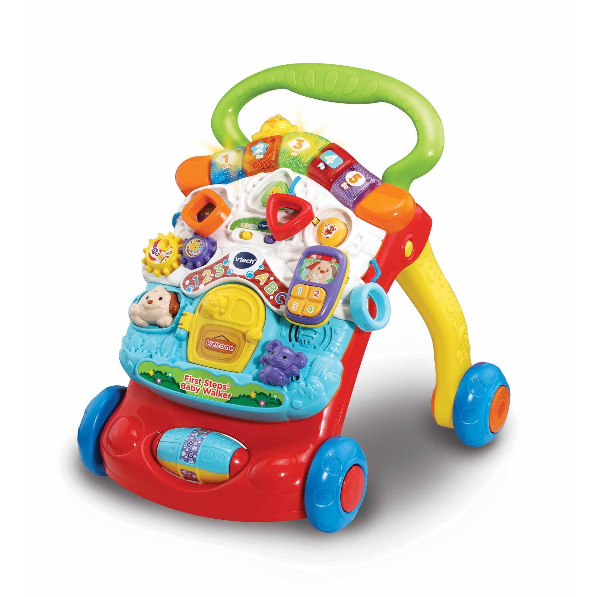VTech First Steps Baby Walker Yellow - Toyworld NZ
