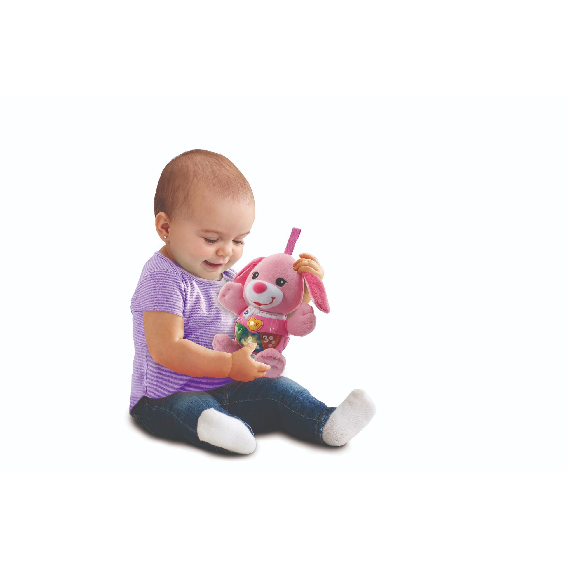 VTech Baby Little Singing Puppy Pink - Toyworld NZ