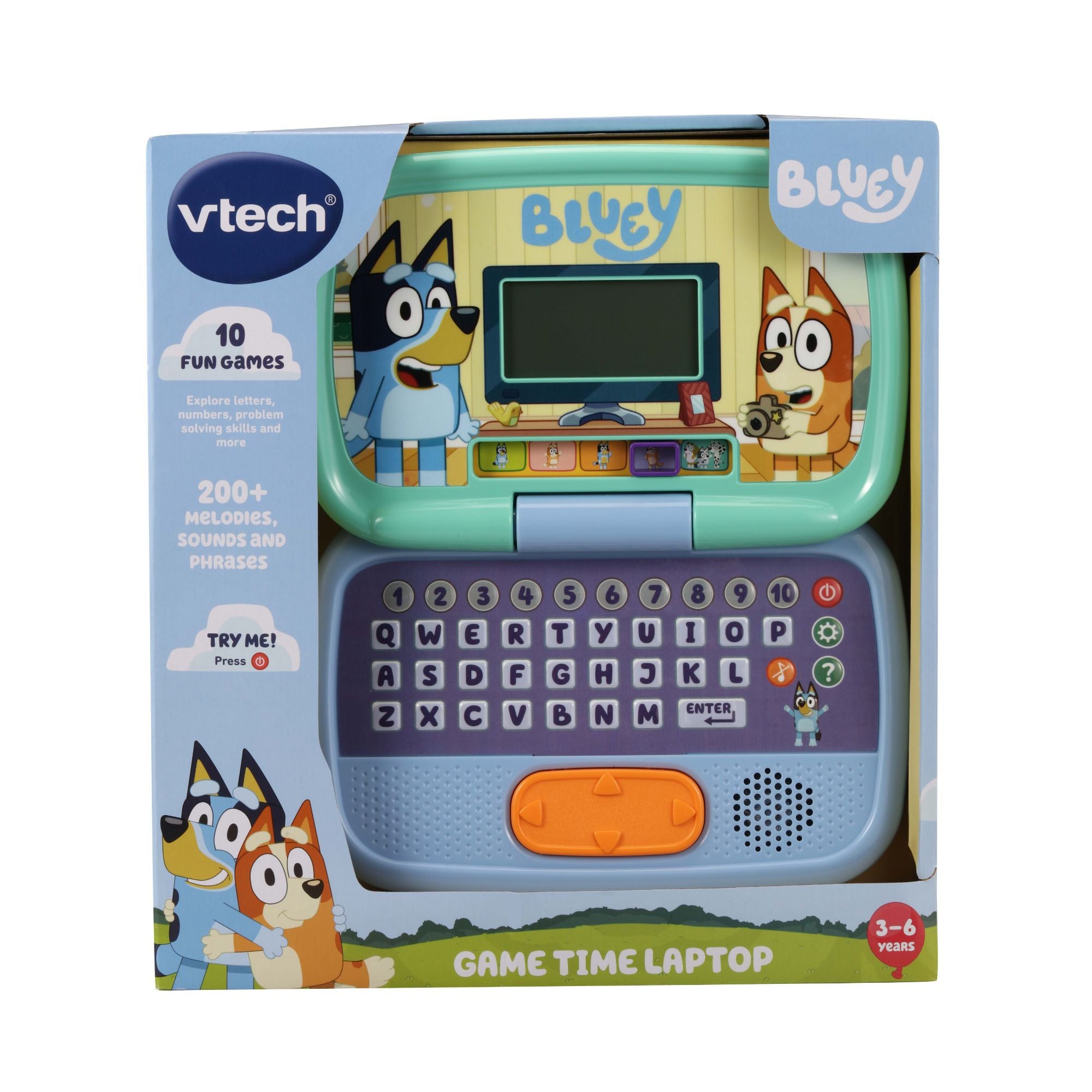 VTech Bluey Game Time Laptop – Toyworld NZ