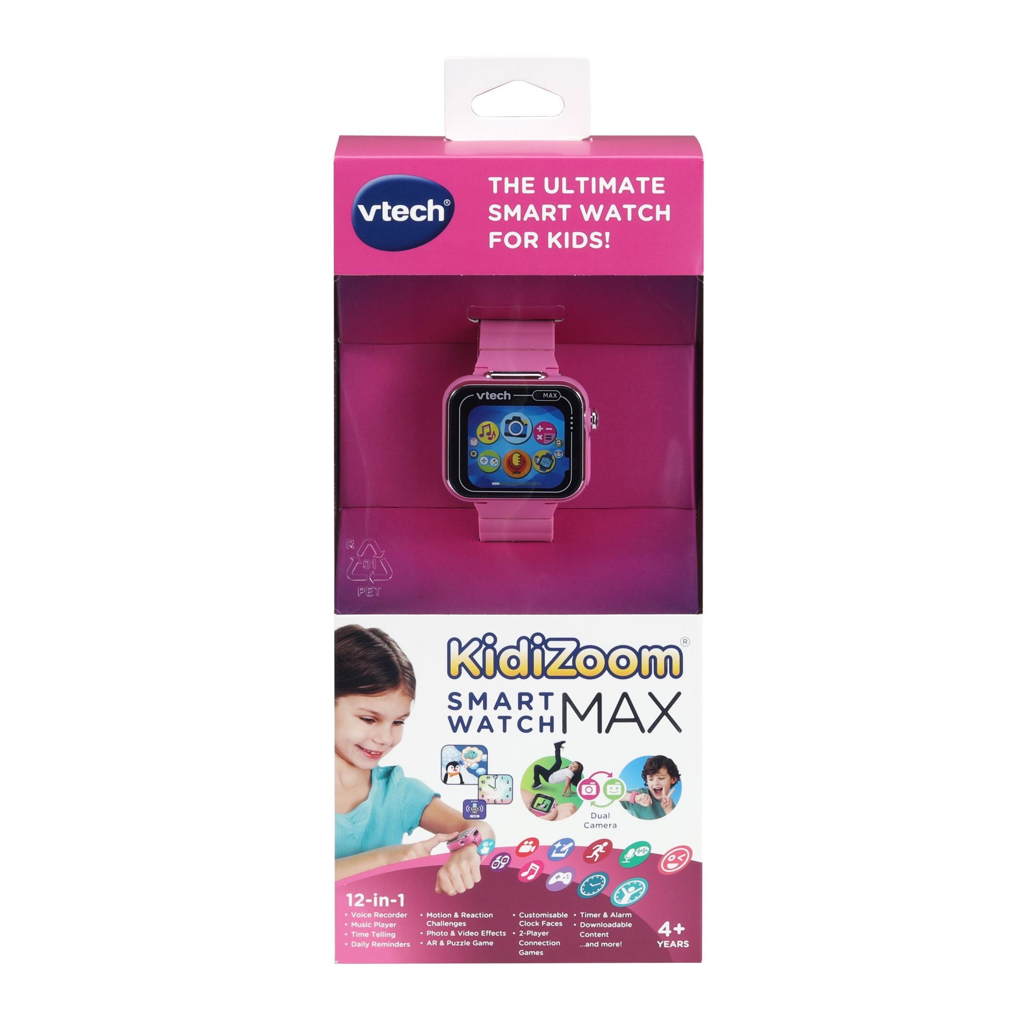 VTech Kidizoom Smartwatch Max Pink