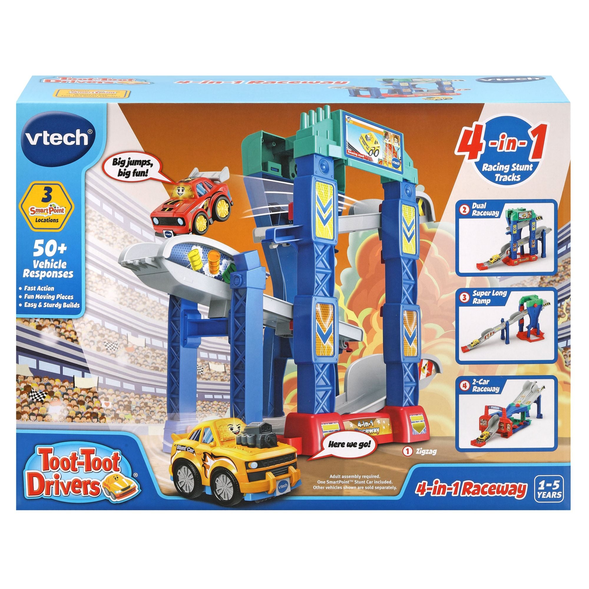 VTech Toot-Toot Drivers 4-In-1 Raceway