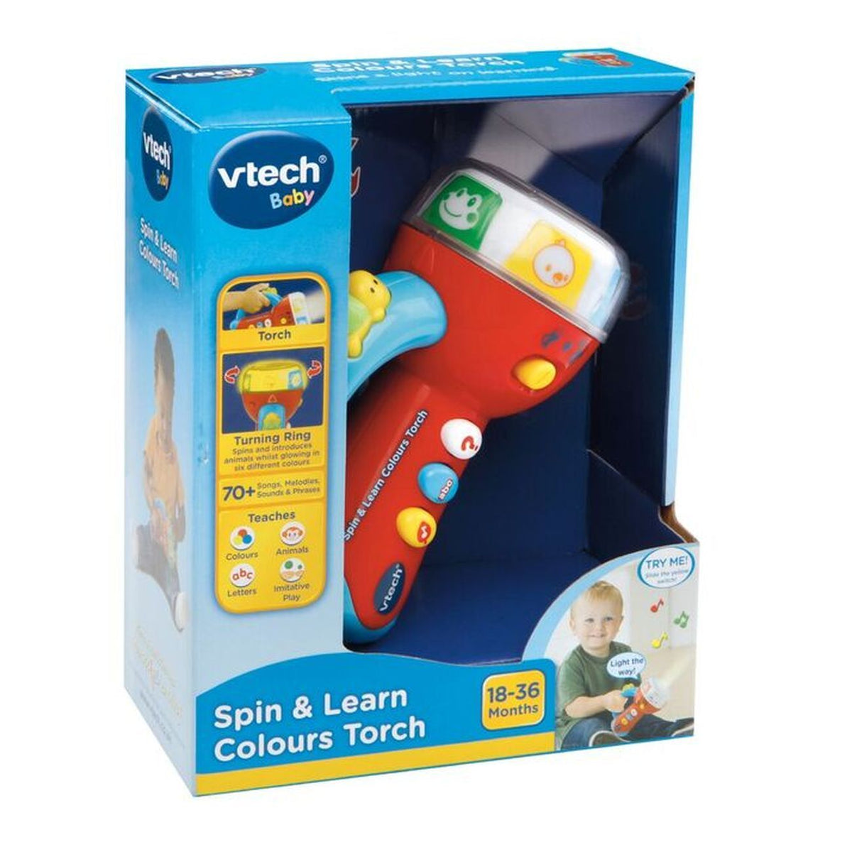 VTech Baby Spin & Learn Colours Torch.