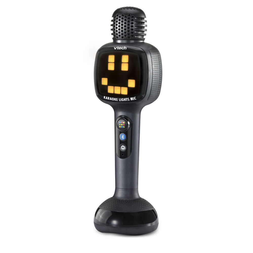 VTech Karaoke Lights Microphone - Black - Toyworld NZ.