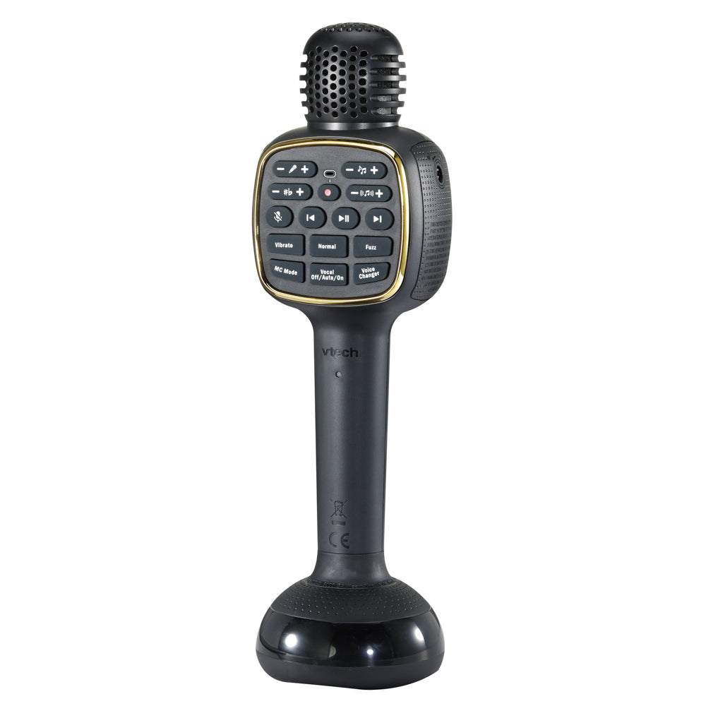 VTech Karaoke Lights Microphone - Black - Toyworld NZ.