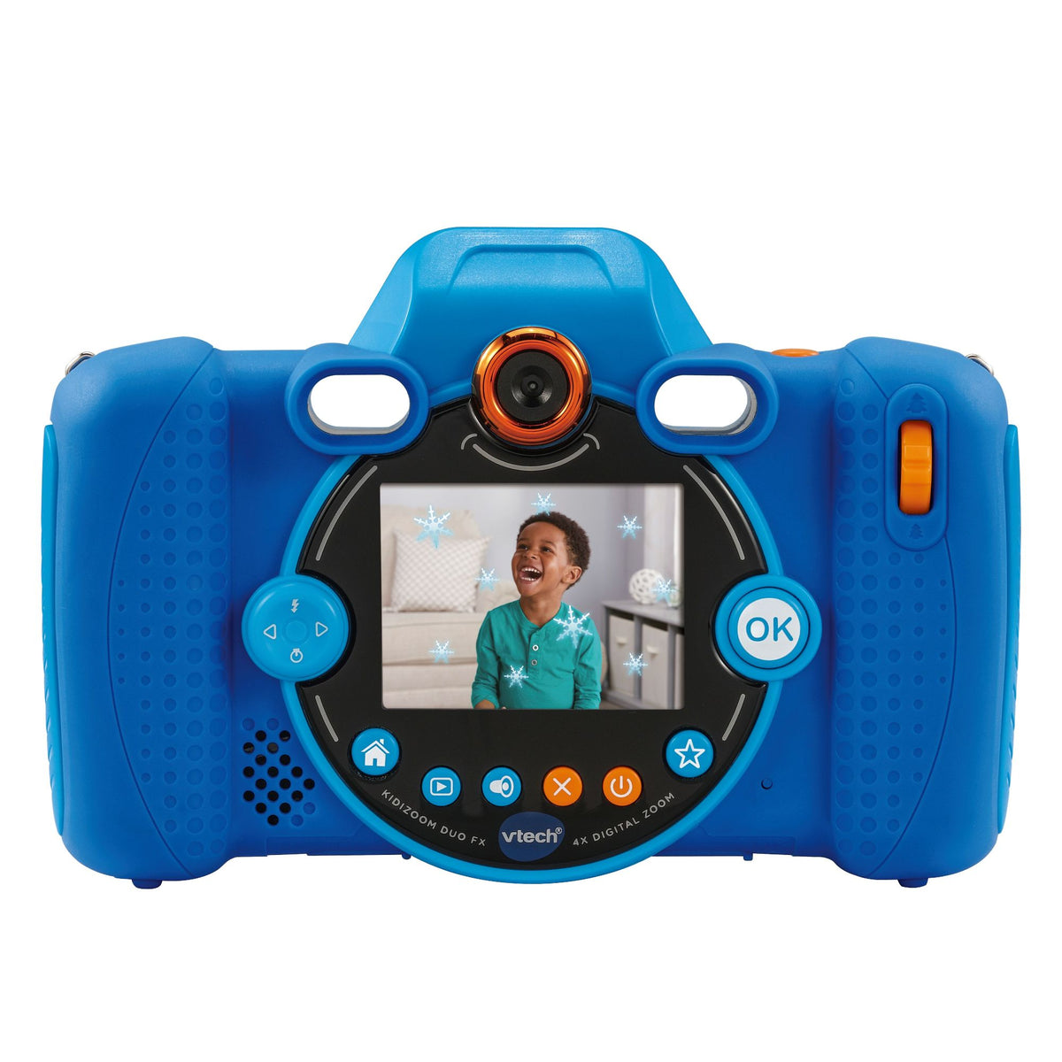 VTech Kidizoom Duo Fx Blue toy camera for kids.