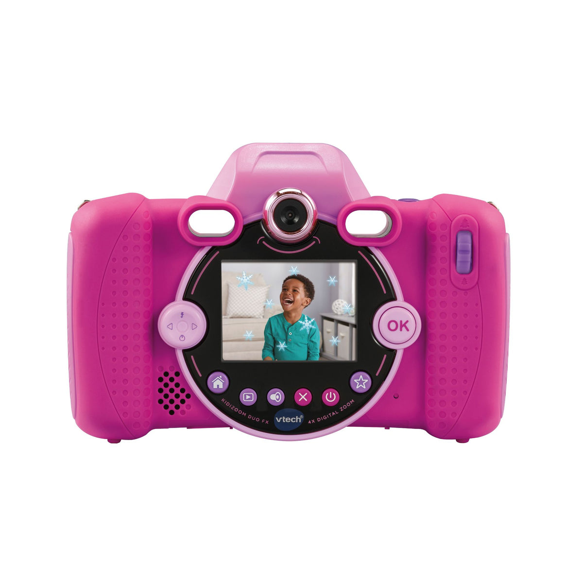 VTech Kidizoom Duo Fx Pink toy camera for kids.