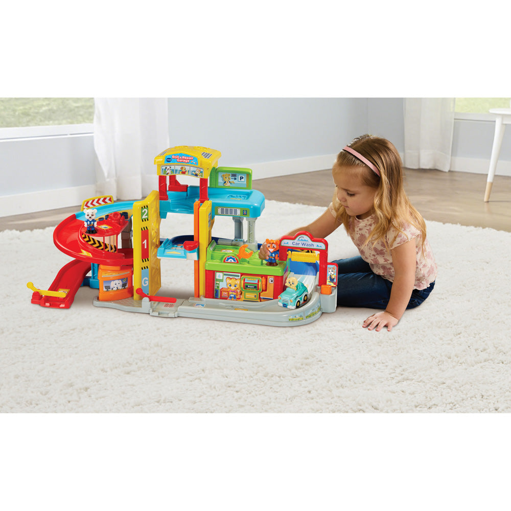 VTech Toot-Toot Drivers Roll & Repair Garage playset.