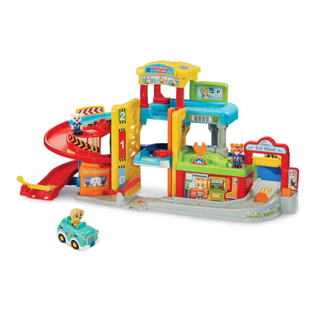 VTech Toot-Toot Drivers Roll & Repair Garage playset.