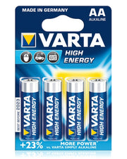 Varta High Energy Alkaline AA Battery 4 Pack - Toyworld NZ