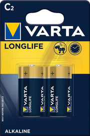 Varta Alkaline Longlife C 2 Pack