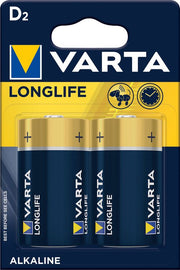 Varta Alkaline Longlife D 2 Pack