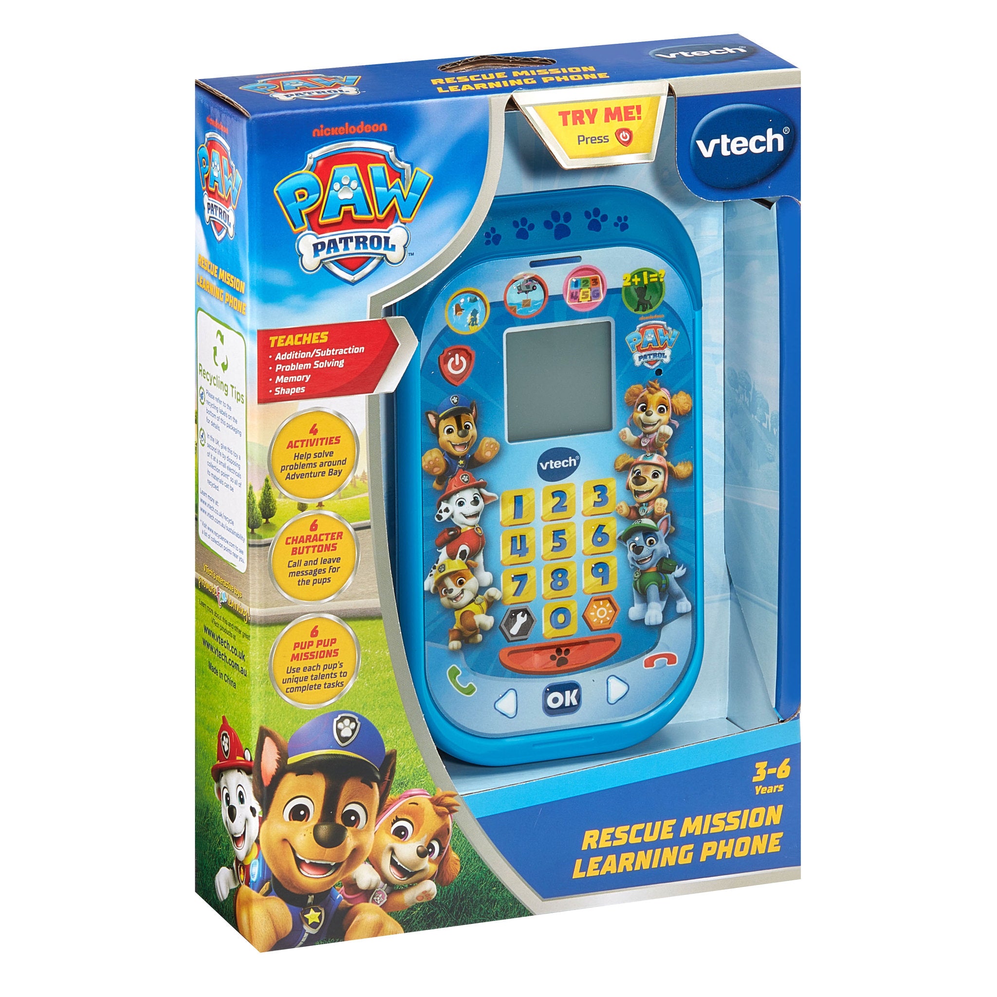 VTech PAW Patrol Rescue Mission Learning Phone