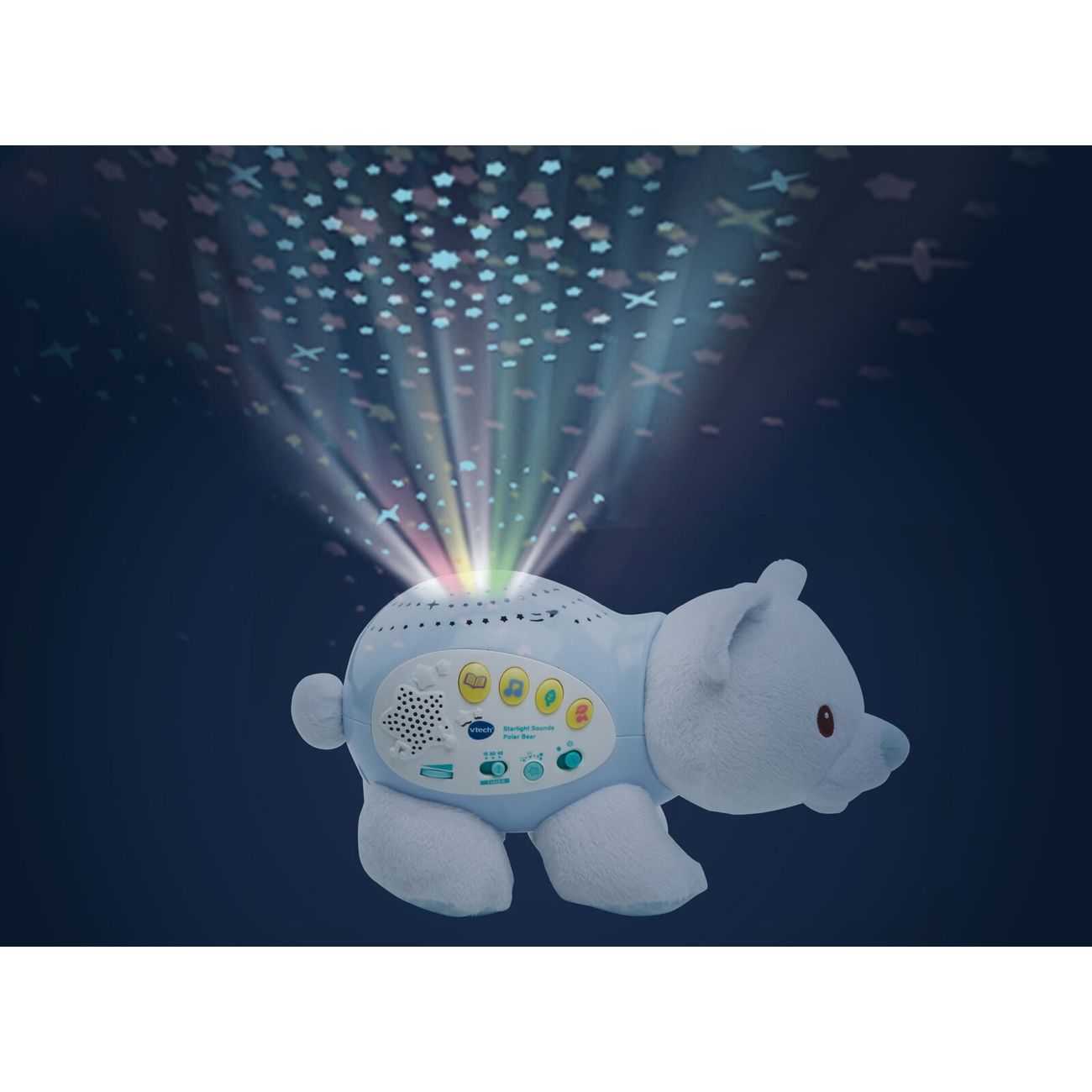 VTech Baby Little Friendlies Starlight Sounds Polar Bear - Toyworld NZ