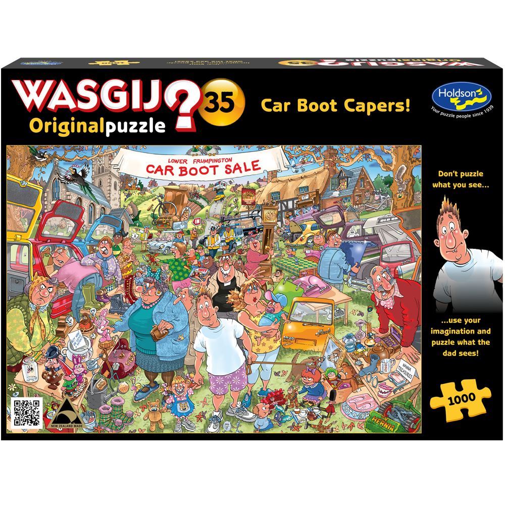 Wasgij Original #35 Car Boot Capers! 1000 Piece Puzzle - Toyworld NZ