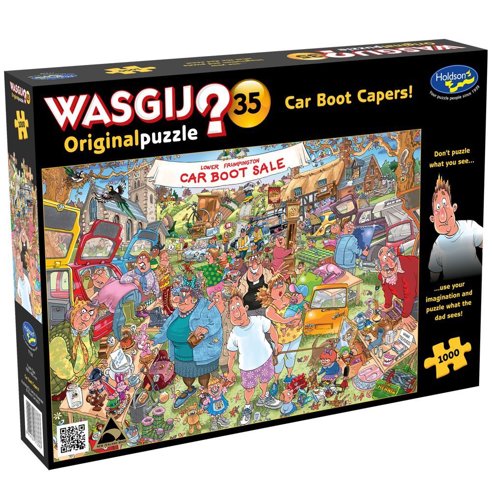 Wasgij Original #35 Car Boot Capers! 1000 Piece Puzzle - Toyworld NZ