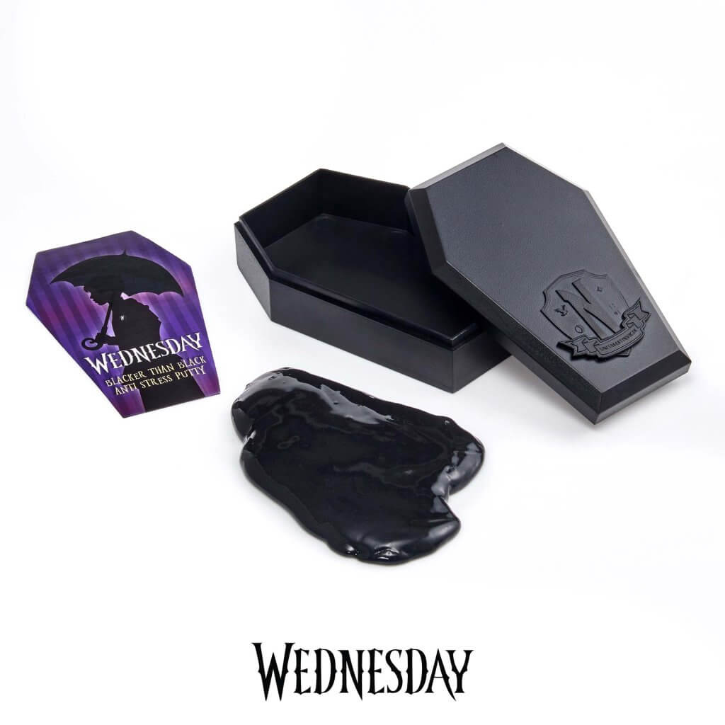 Wednesday Blacker Than Black Anti-Stress Putty