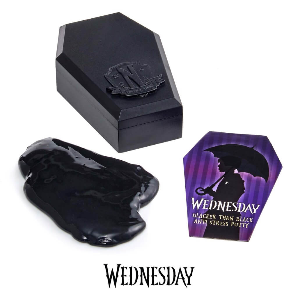 Wednesday Blacker Than Black Anti-Stress Putty