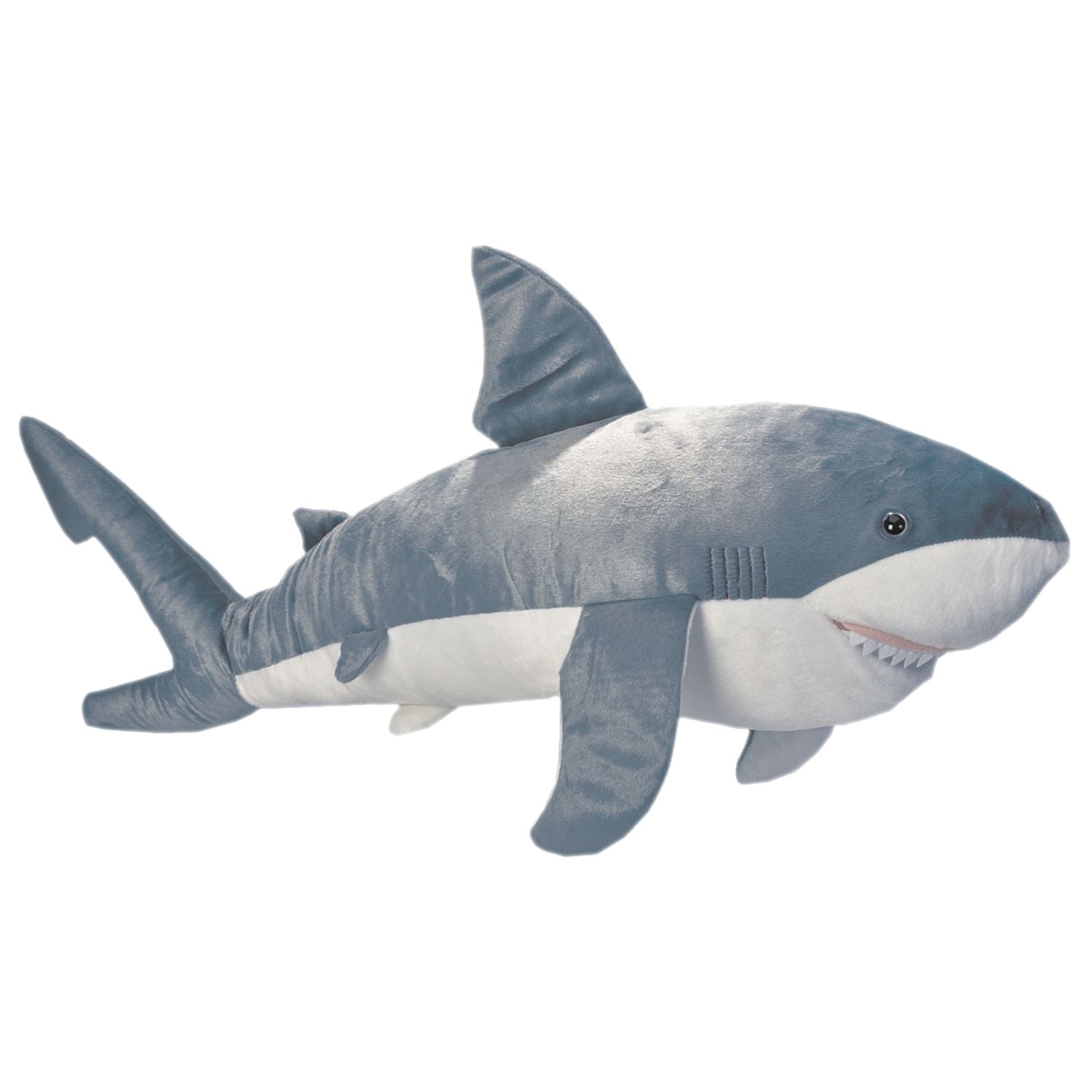 Wild Republic Cuddlekins Jumbo Great White Shark 30 Inch - Toyworld NZ