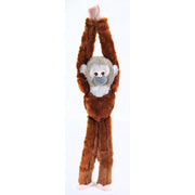 Wild Republic Ecokins Hanging Squirrel Monkey 22 Inch - Toyworld NZ