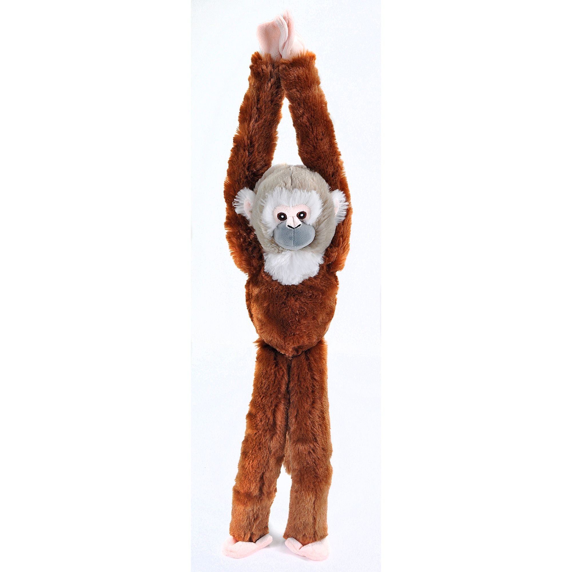 Wild Republic Ecokins Hanging Squirrel Monkey 22 Inch - Toyworld NZ
