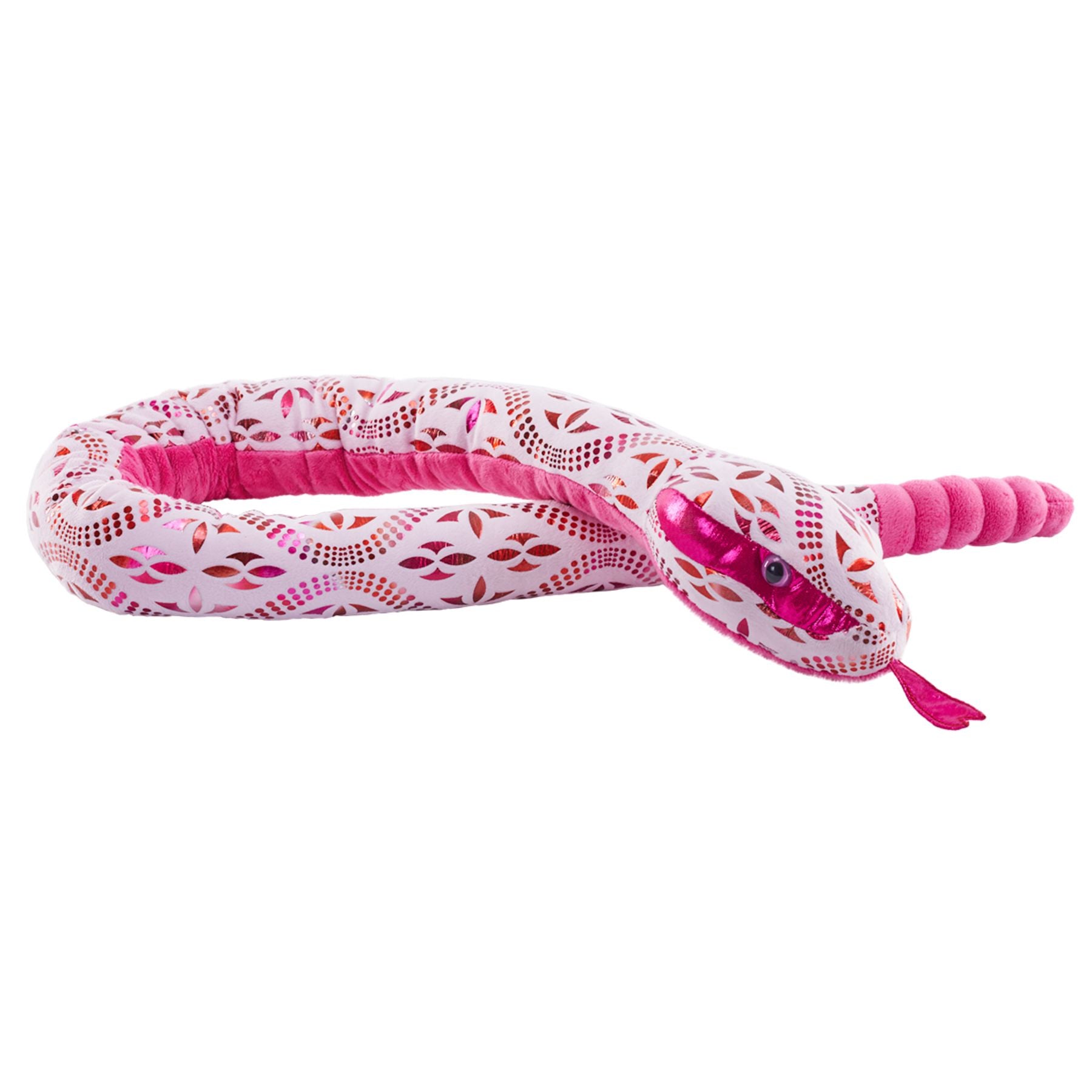 Wild Republic Foilkins Snake Blossom Pink 54 Inch - Toyworld NZ