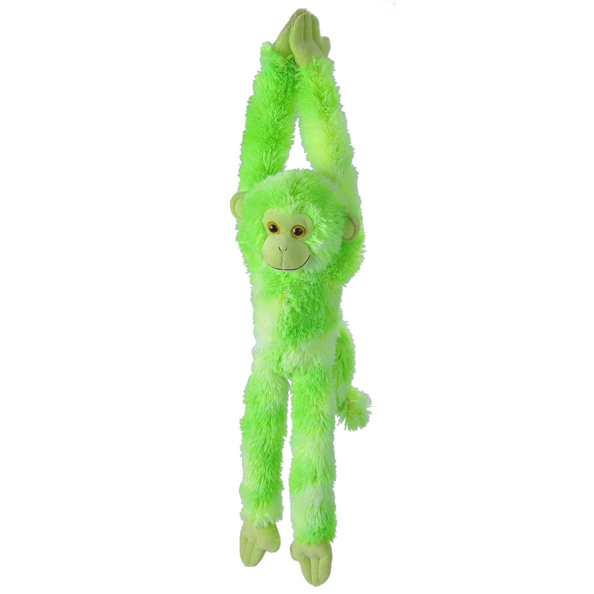 Wild Republic Hanging Monkey Multi Vibe Green 20 Inch - Toyworld NZ