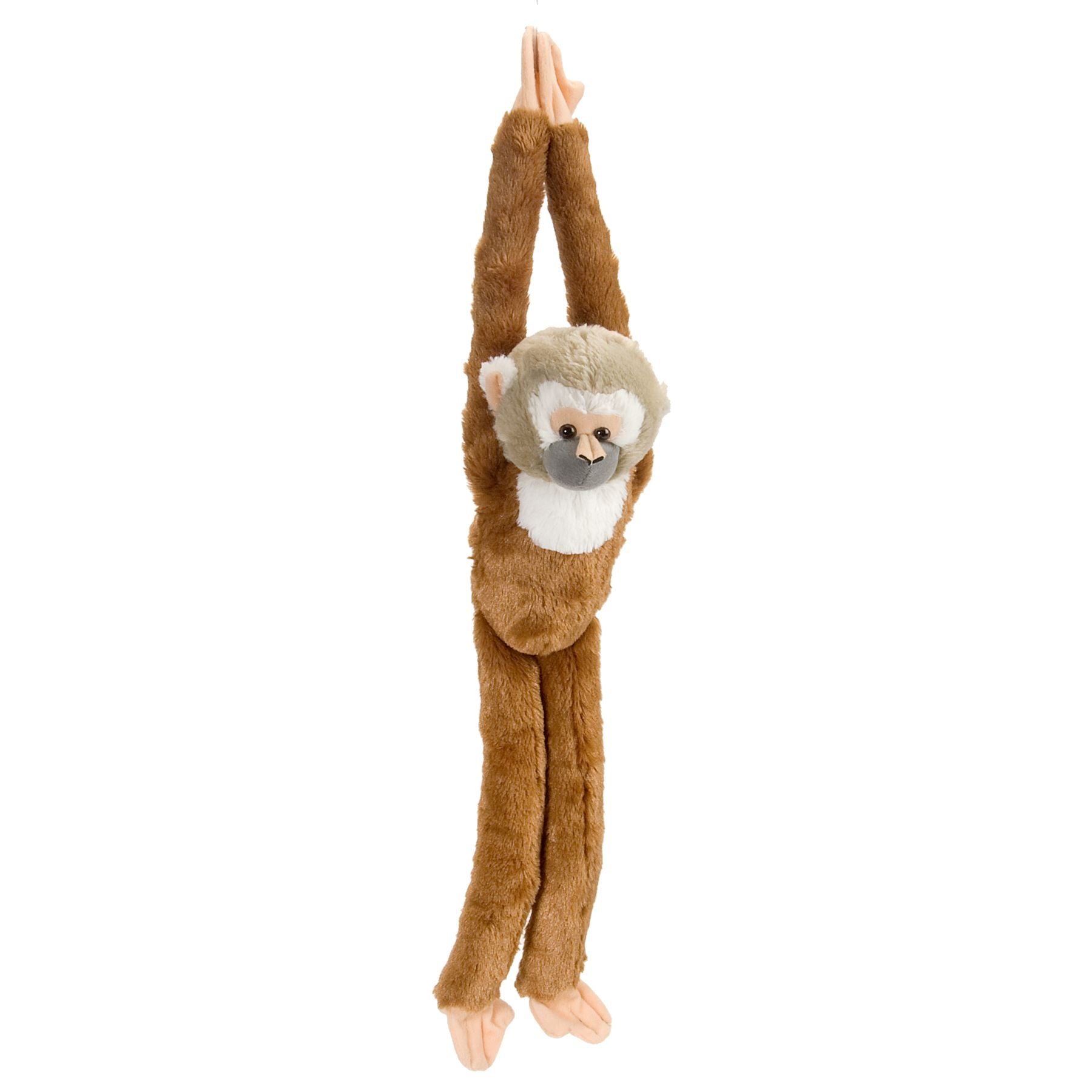 Wild Republic Hanging Squirrel Monkey 20 Inch - Toyworld NZ