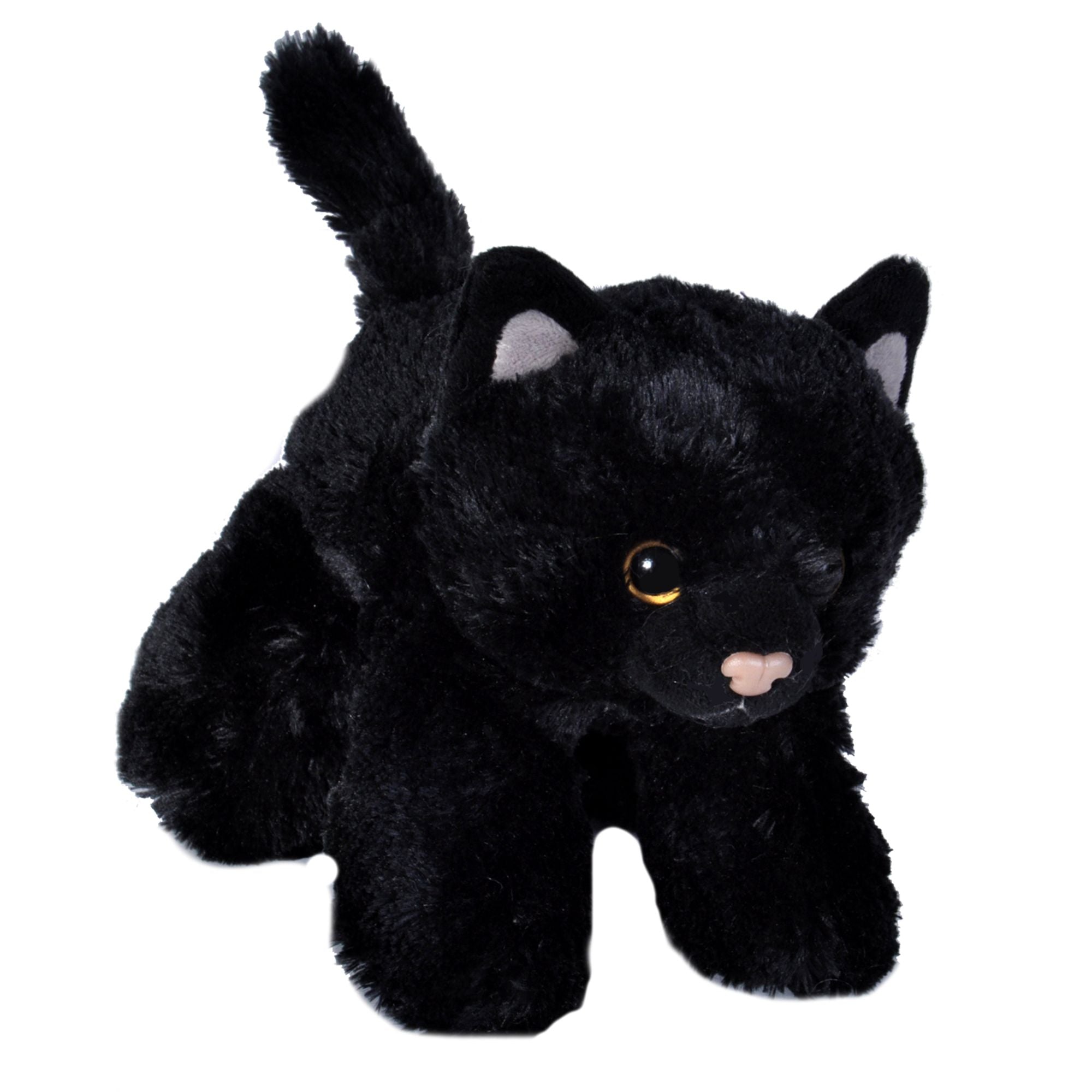 Wild Republic Hug Ems Black Cat 7 Inch - Toyworld NZ