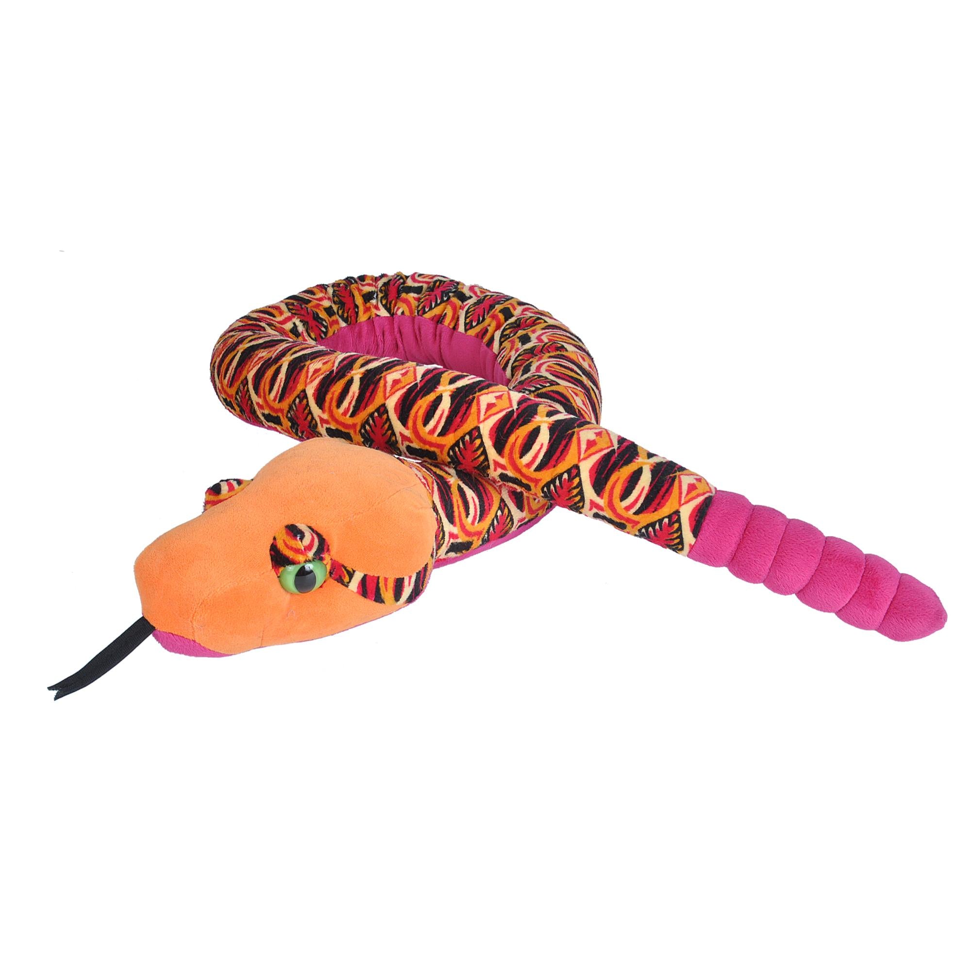 Wild Republic Orange Tribal Snake 54 Inch - Toyworld NZ