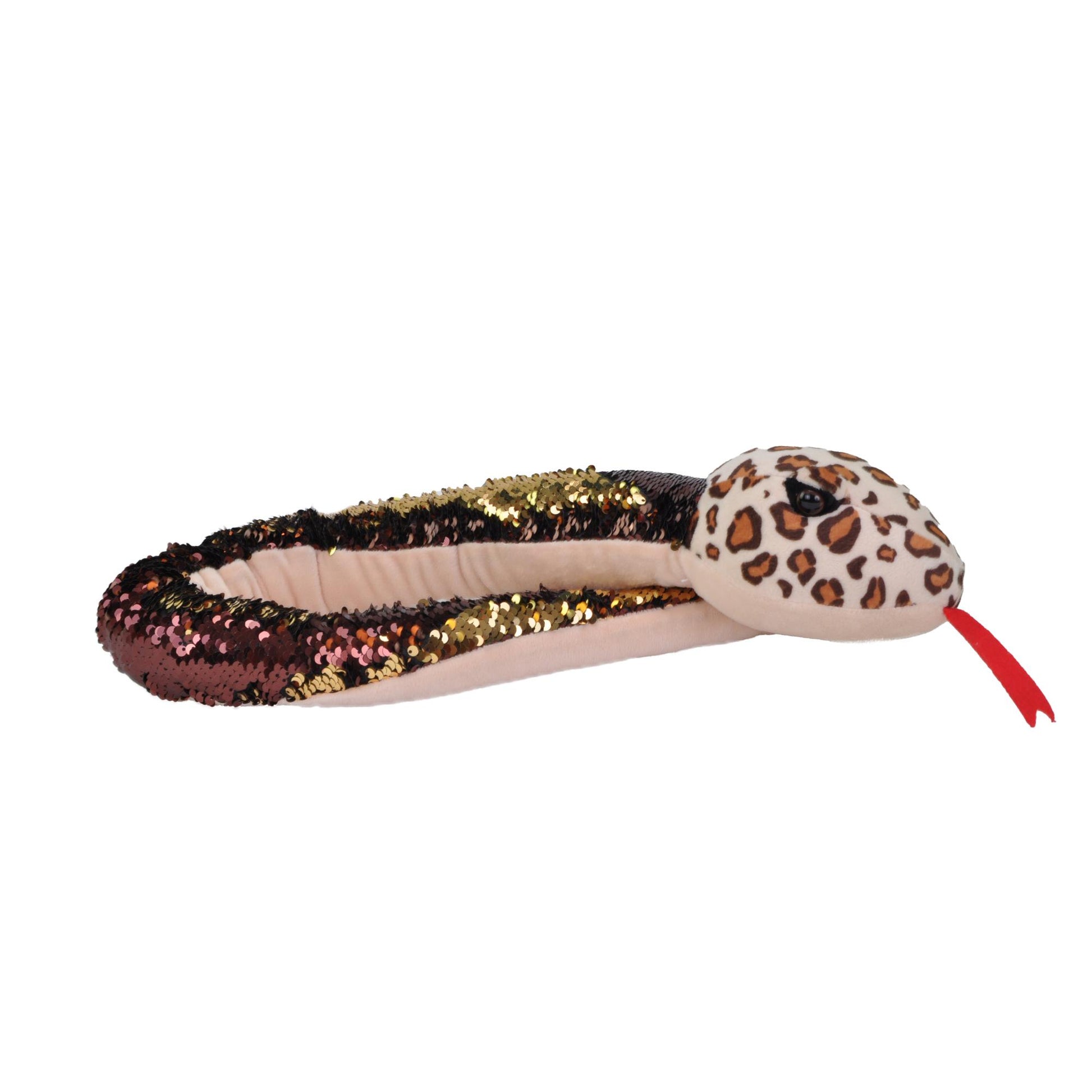Wild Republic Sequin Leopard Snake 54 Inch - Toyworld NZ