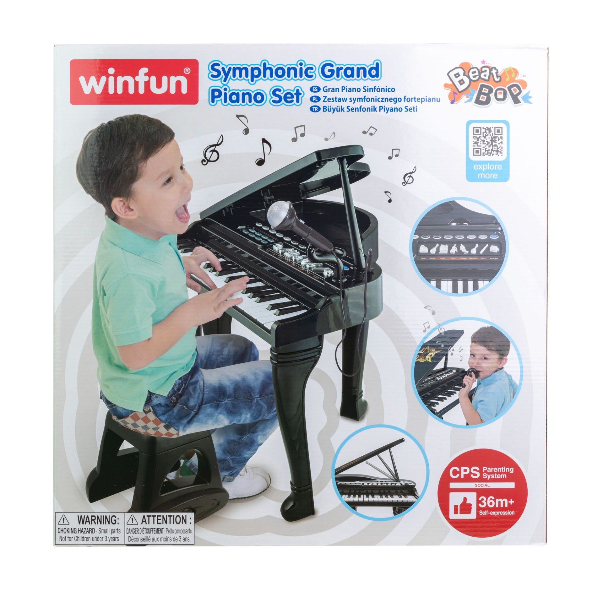 Winfun Beat Bop Grand Piano Set – Toyworld NZ