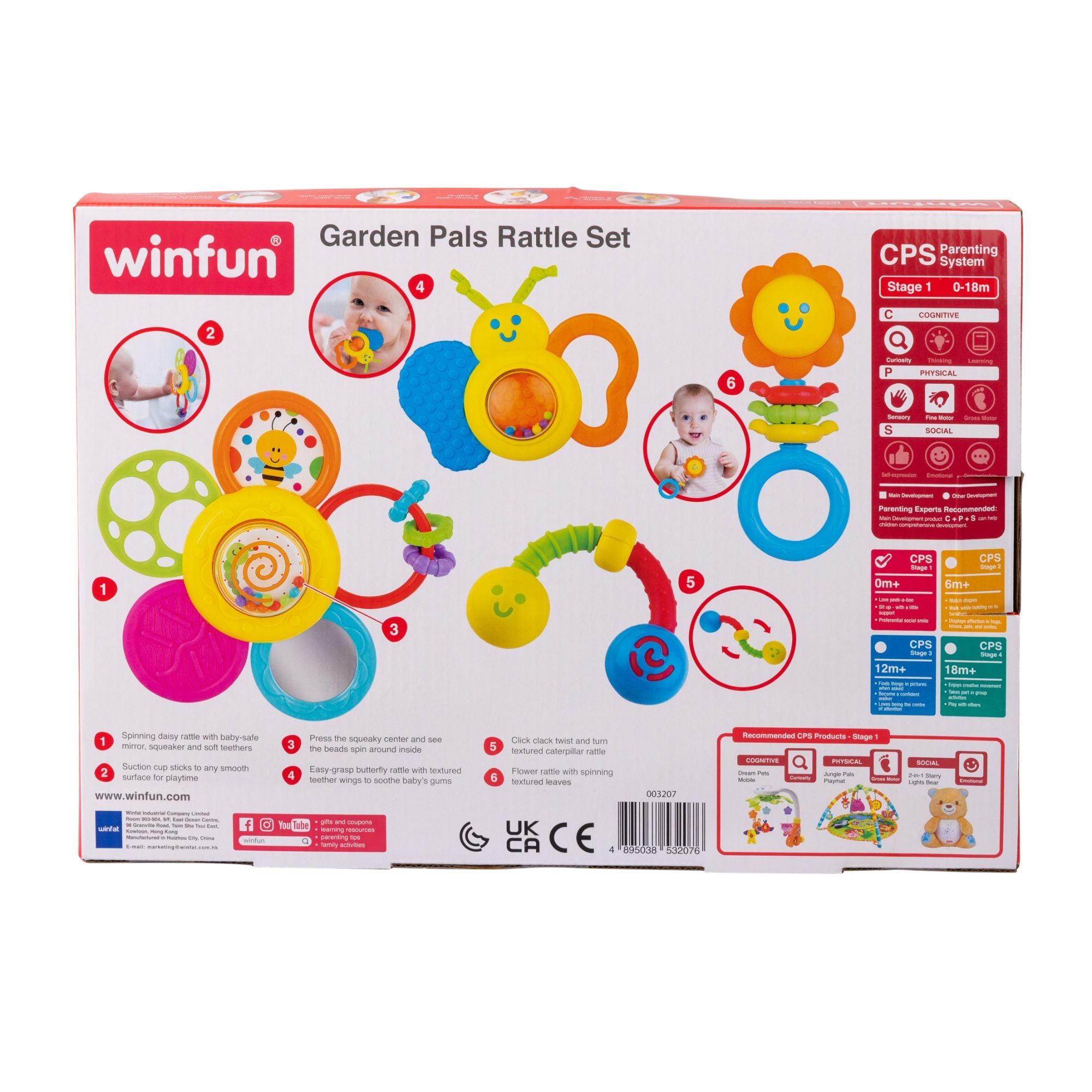 Winfun Garden Pals Rattle Set