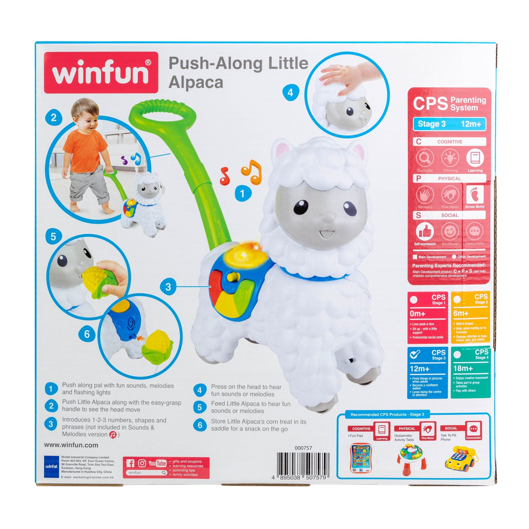 Winfun Push-Along Little Alpaca