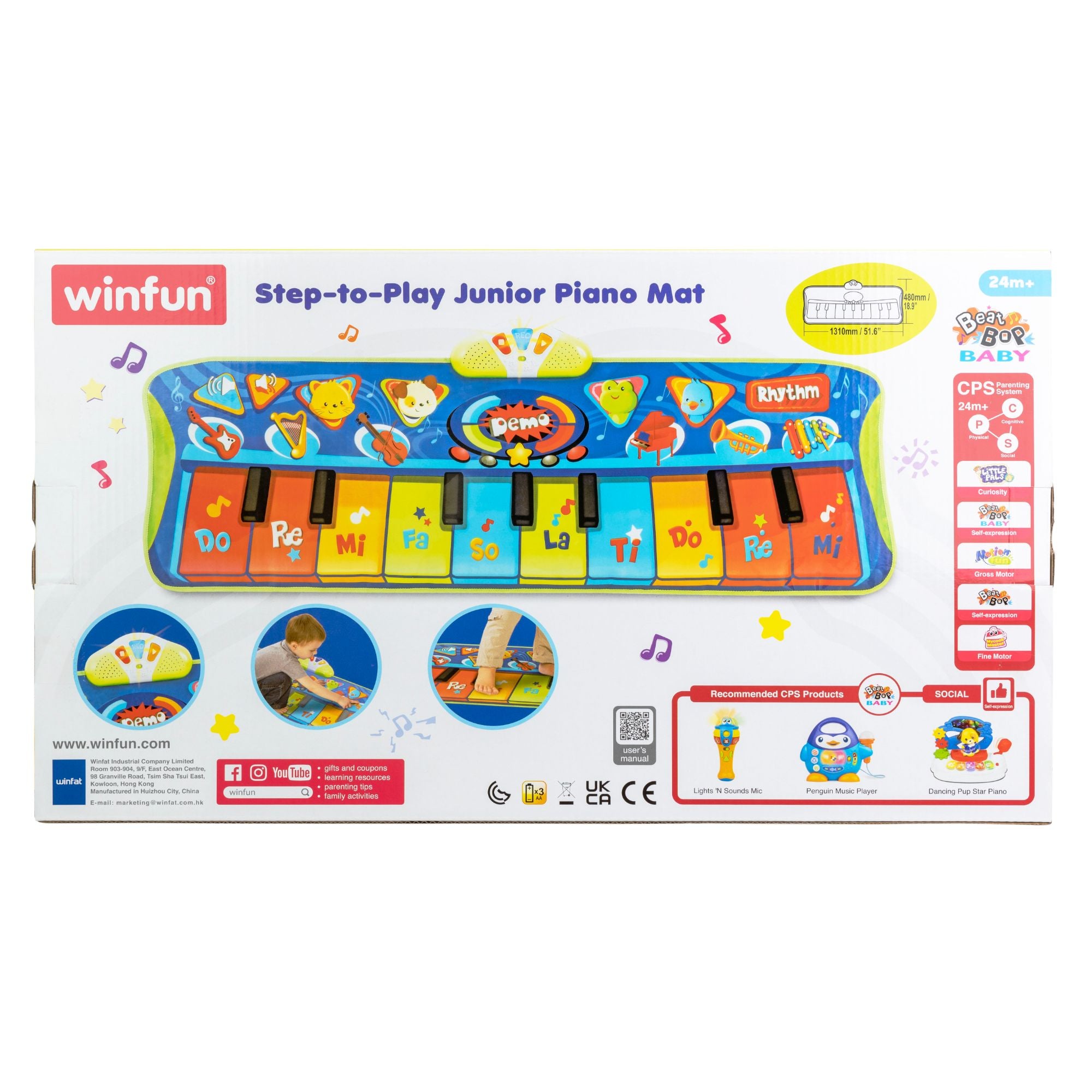 Winfun Step-To-Play Junior Piano Mat