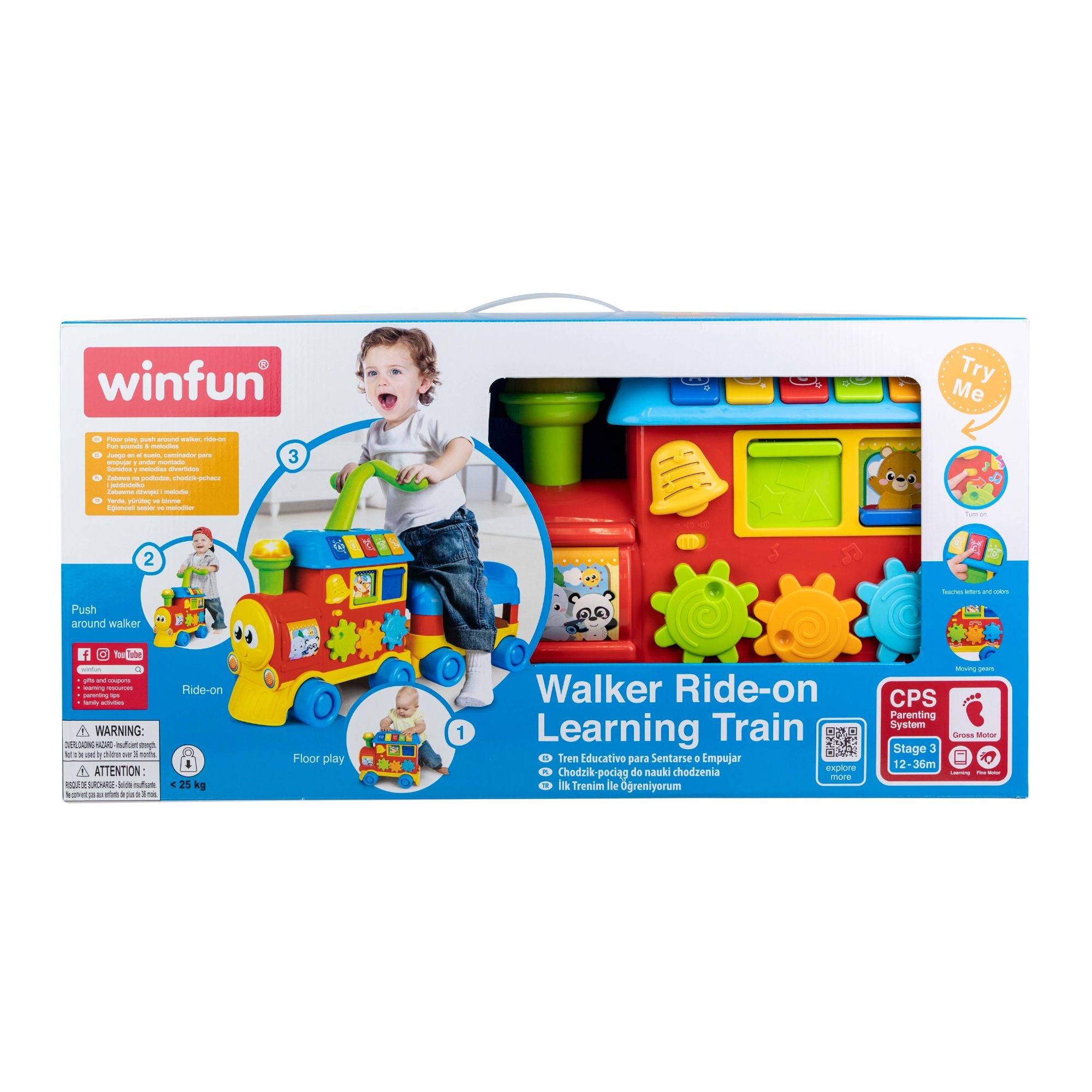 Winfun Walker Ride-On Learning Train