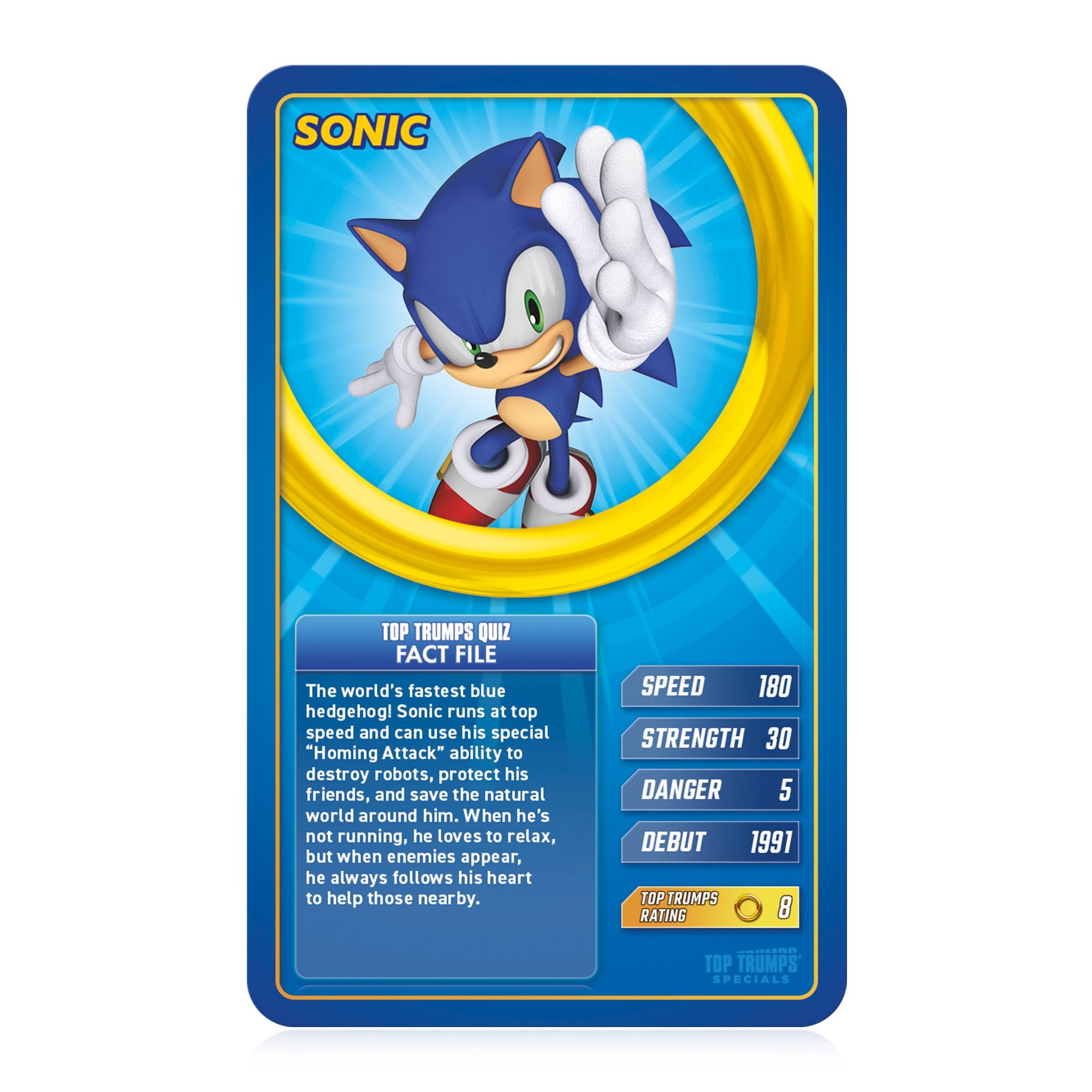 Top Trumps Specials Sonic The Hedgehog