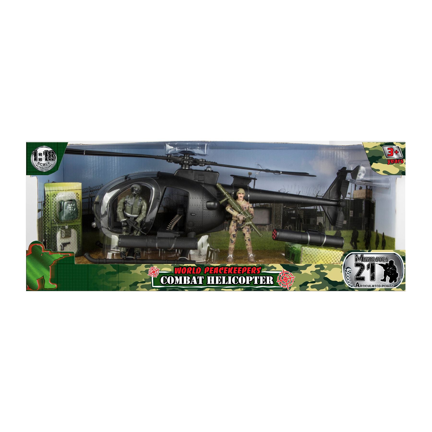 World Peacekeepers Combat Helicopter - Toyworld NZ