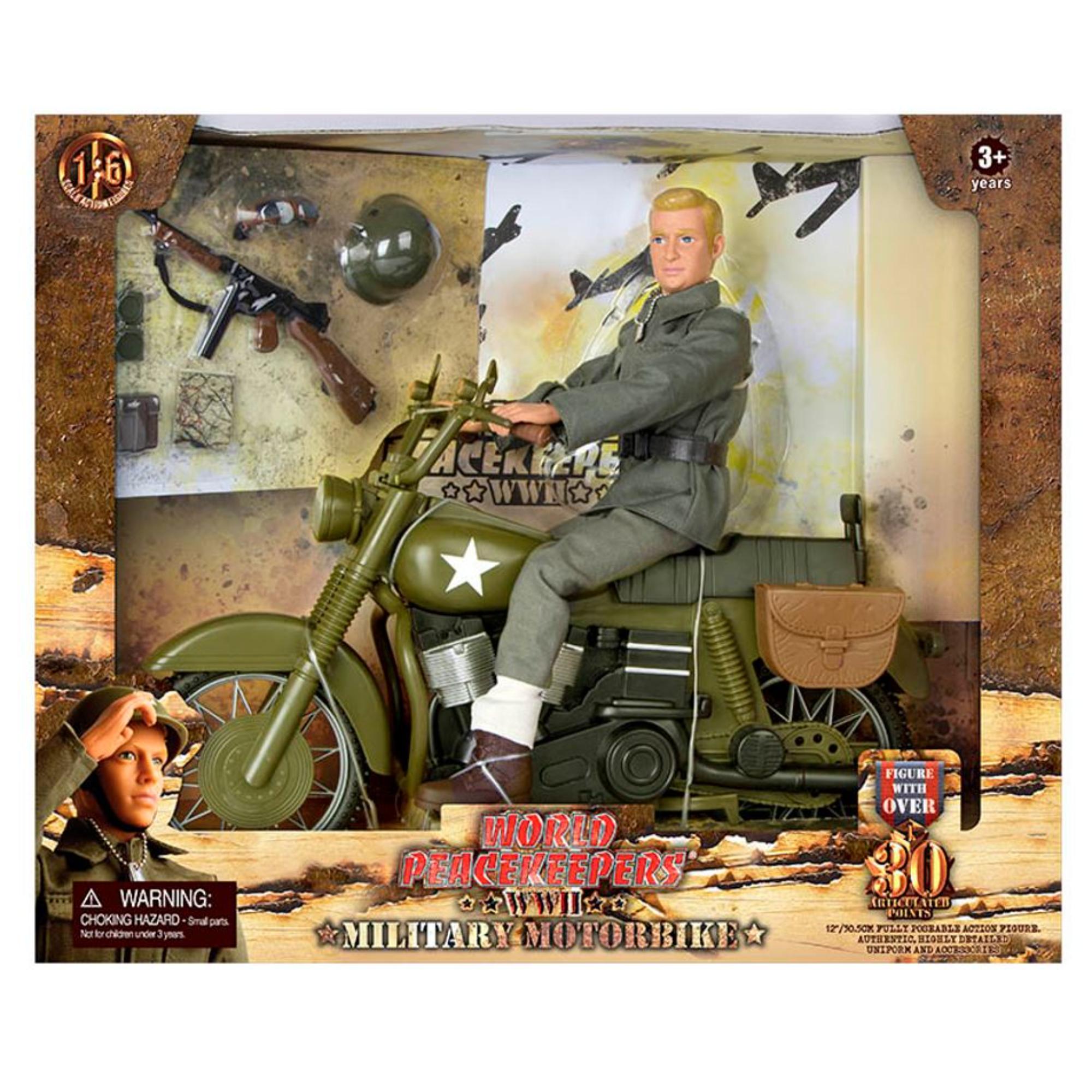 World Peacekeepers 1:6 WWII Military Motorbike