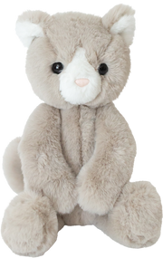 World's Softest Plush Lushees Soft Toy 25cm Grey Kitten